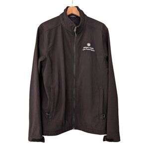 Atrium Health Wake Forest Baptist Black Jacket Womens Size L Full Zip Durable